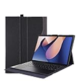 Tablet Cover Case for Lenovo 12.4 inch 2 in 1 IdeaPad Duet 5i Gen 7 8 IdeaPad Duet 5 12IRU8 12IAU7 & Xiaoxin Deut Laptop Case Notebook Sleeve Bag Protective PU Leather Shell (Dark Gray)