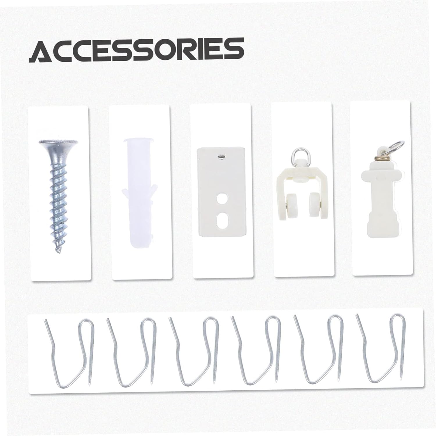 1set Bendable Ceiling Curtain Track System Rail for Room Dividers -Shaped Design for Hospitals Clothing Stores and Home Use