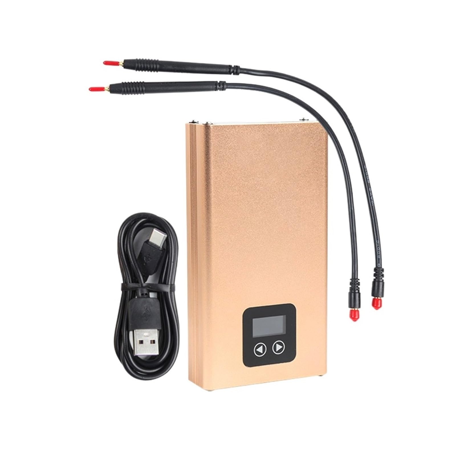 Digital Spot Welder Portable Adjustable Welding Machine for Battery for 0.3mm Nickel Plated Steel Strip The Weld is Strong(5000MAH)