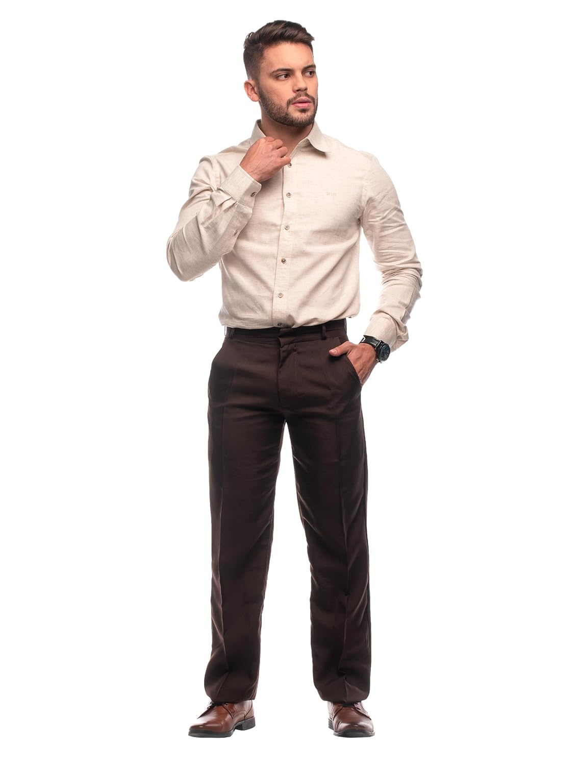 Calça Social Masculina Tradicional Tecido Oxford em promoção! Veja a oferta e mais achadinhos de Calças 6 Hoje é o melhor dia para comprar Calça Social Masculina Tradicional Tecido Oxford com aquele preço maroto! Promoção! Aproveite a oferta! 6