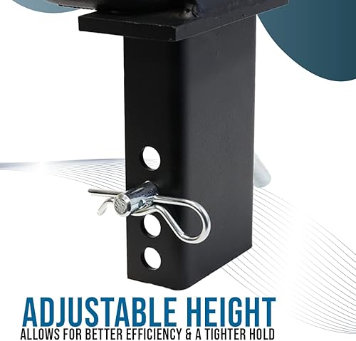 Miniatura 3 de Boxer Bolsillo de estaca ajustable para remolque resistente, anillo de amarre en D de  pulgada, para camiones de plataforma plana y remolques