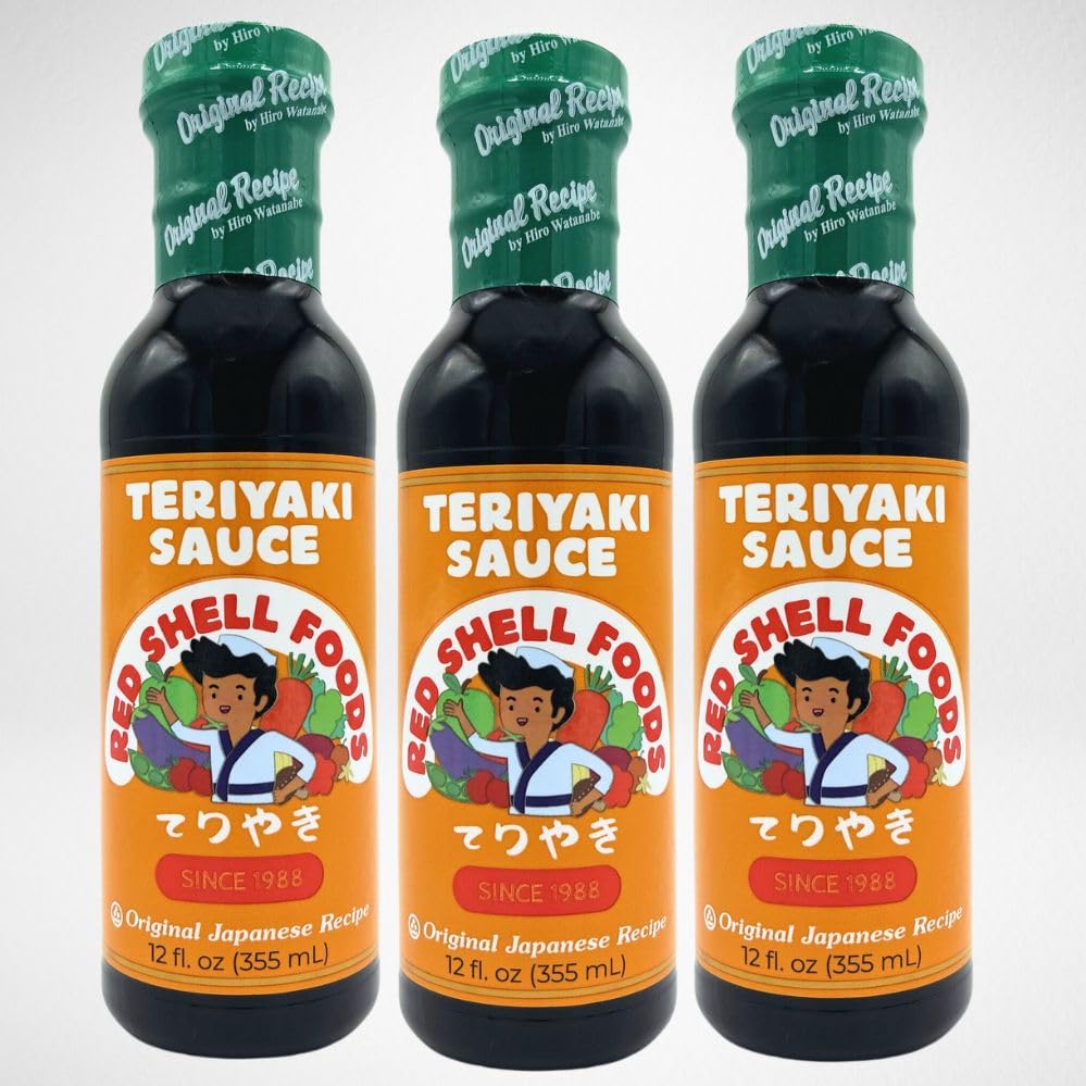 Amazon.com : Red Shell Teriyaki Sauce 12 Fl Oz. (Pack of 3) : Grocery &  Gourmet Food