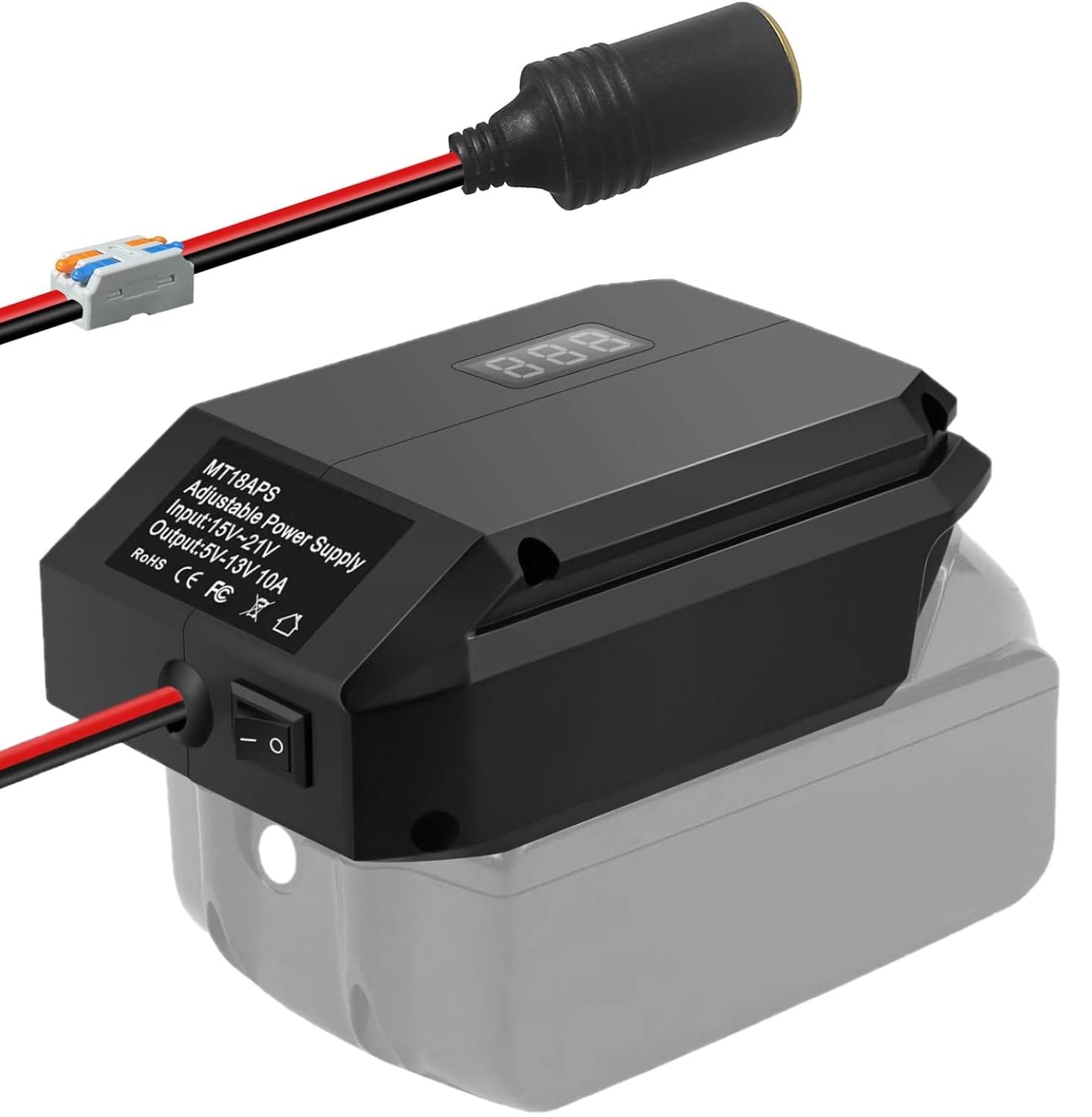 Convertitore Step-Down Per Batterie Makita 18V A 12V - Uscita Regolabile 5-13V - Foto 8