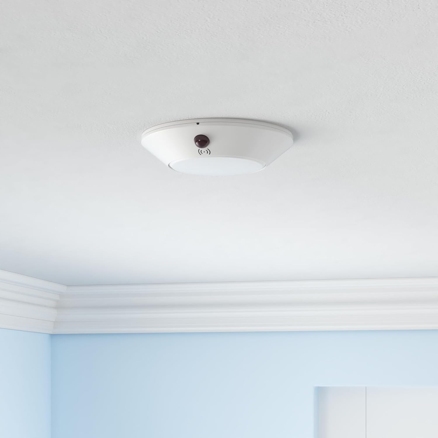 HONWELL Battery Powered Ceiling Light with Remote, Indoor LED Ceiling Light Fixtures, Wireless Shower Light, 300LM 4 Modes 16 Color Changing Lights Dimmer for Laundry, Garage,Entrance,Hallway-5 Inch