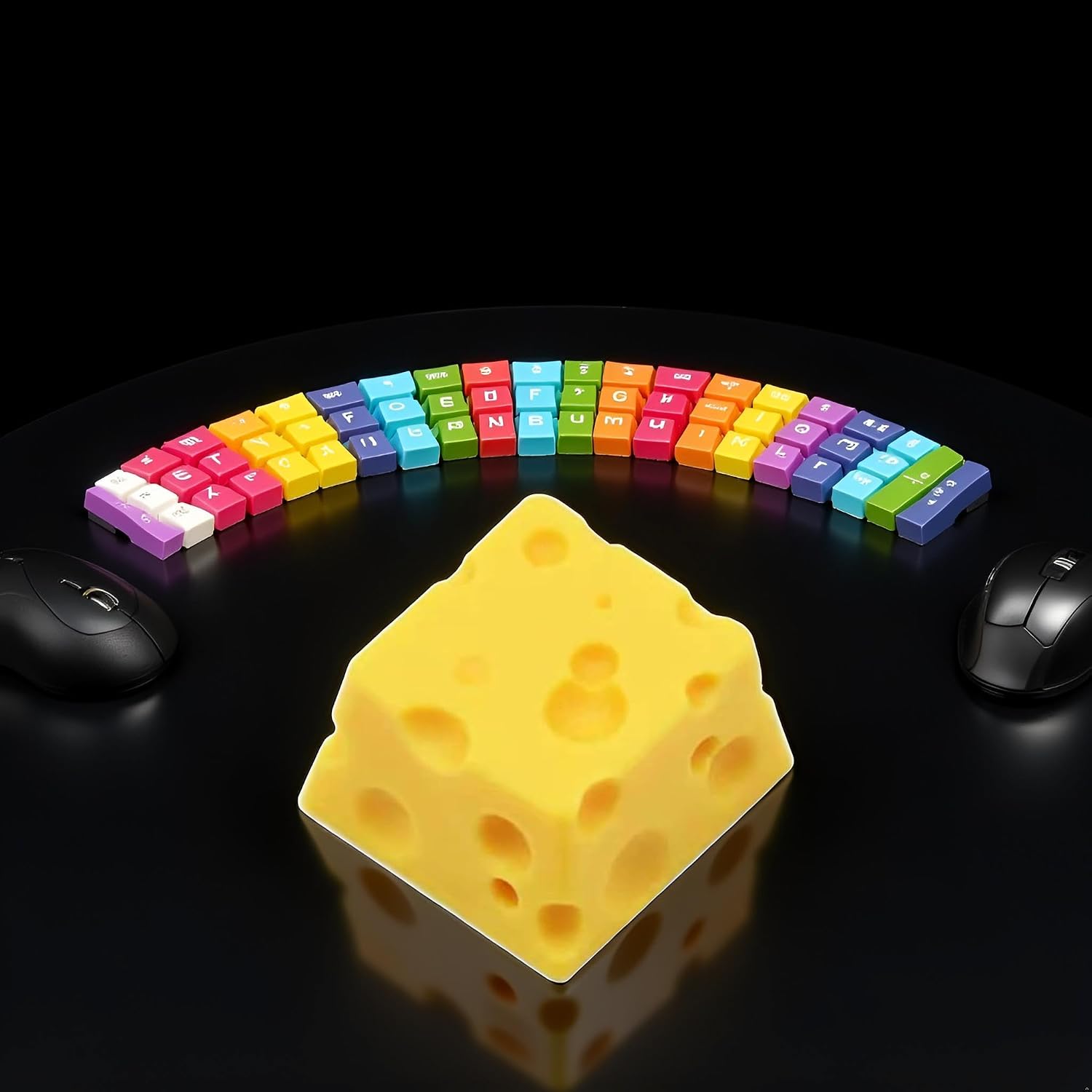Resin Keycap Mechanical Keyboard for Key Caps for Cherry MX Switches Keyboards DIY for Key Cap Personality Cheese Keycaps Keycap, Computer Keyboards, Mice and Accessories