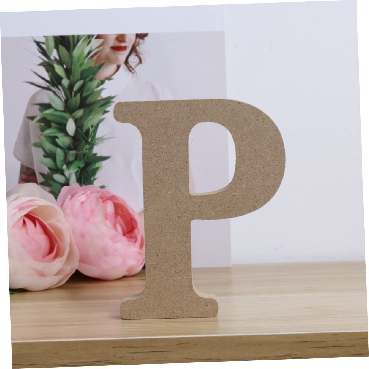 Hohopeti Wooden Letters Set Alphabet Letter Decor Home Decor for Boys and Girls
