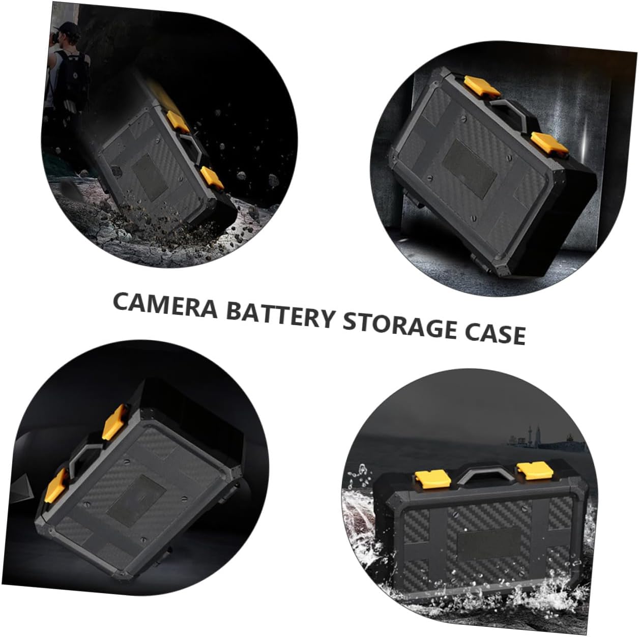 Angoily 1pc Portable Storage Case for Camera Battery Memory Cards Compatible with Canon Cf Cards Easy to Carry Organize