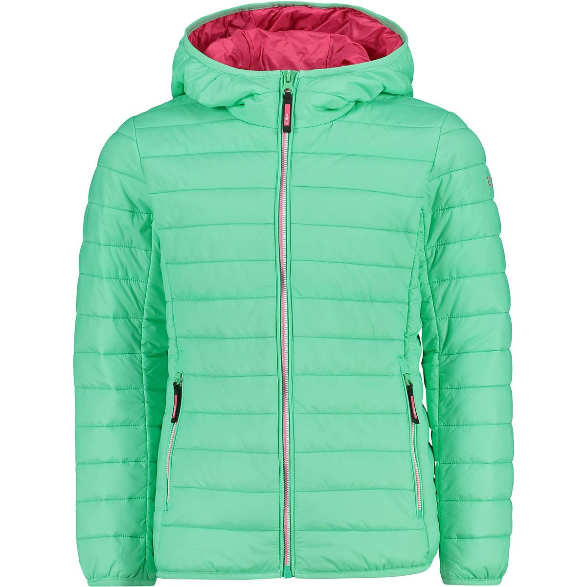 CMP Knit Tech Mélange Fleece Jacket Knit Tech mélange fleece jacket, Woman, Coral-Red Kiss, 56 Girls & Girls