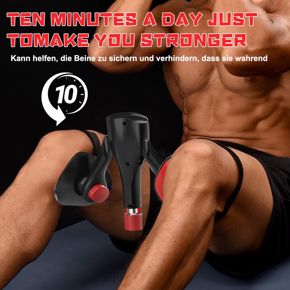 Entrenador de muslos, de 5 a 35 kg, para el suelo pélvico, multifunción, con conteo inteligente, entrenamiento del suelo pélvico en casa para mujeres y hombres, entrenamiento de cadera (negro rojo)