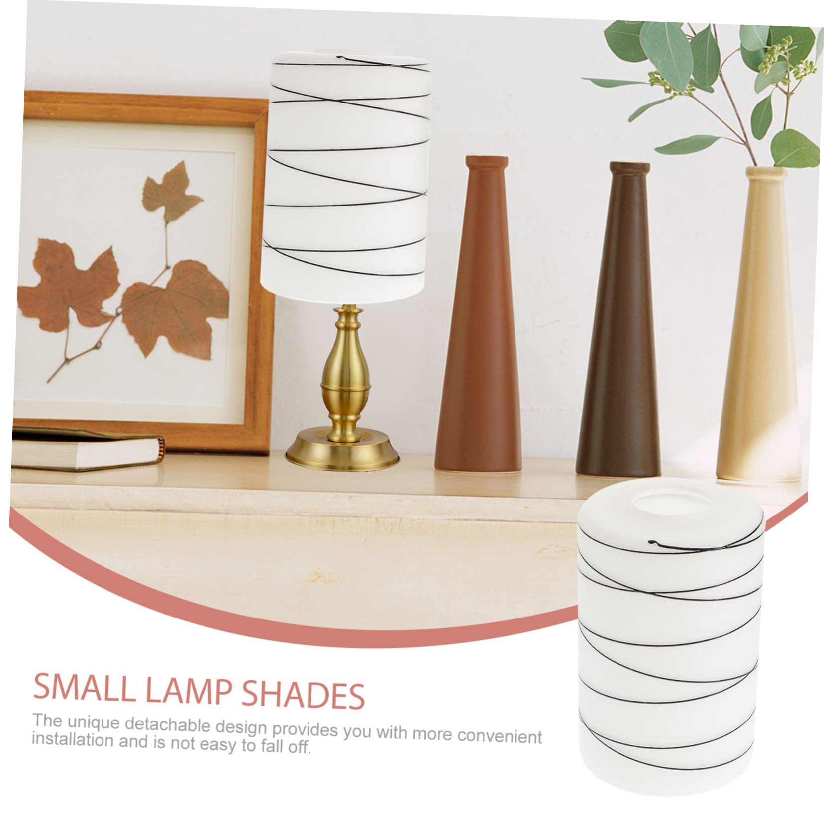 SHINEOFI 2 szt Nowoczesne Szklane Klosze Walcowe Do Opraw Osłony Lamp Wiszących i Kinkietów Transparentne Klosze Do Żyrandoli Łatwy Montaż Eleganckie Akcesoria Oświetleniowe
