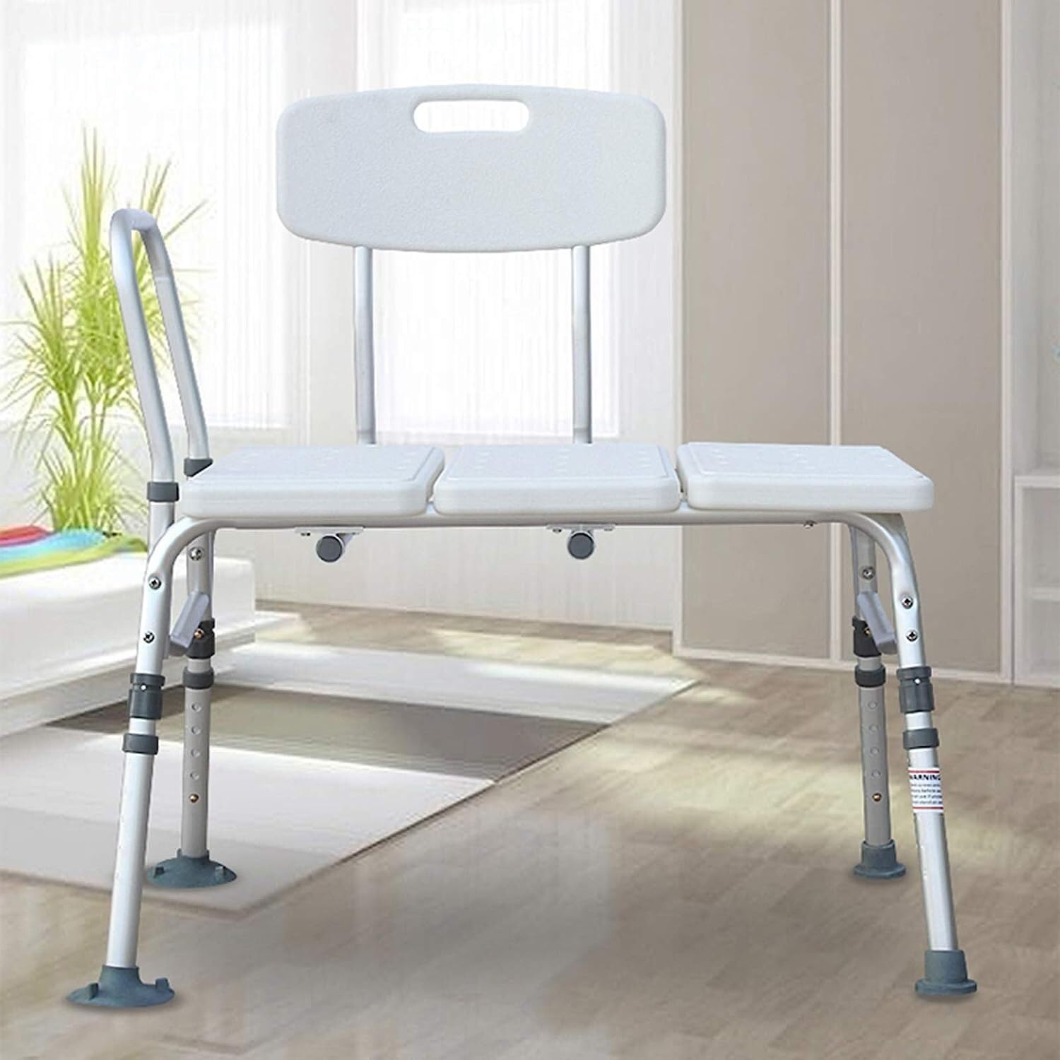 Taburete de Ducha, Silla de Ducha, Silla de Ducha para Personas Mayores, Bancos, elevadores de bañera de Altura Ajustable para Personas Mayores y discapacitadas, ayudas para la duc
