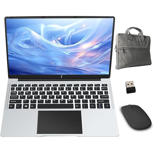 14.1" laptops,Ultral Light Laptop Computer,6GB RAM,128GB Storage(64GB eMMC+ 64GB Card),with Celeron Processor (up to 2.4 GHz),1920x1080 FHD,Webcam, WiFi,Mini HDMI, USB,8000mAh(Sliver)