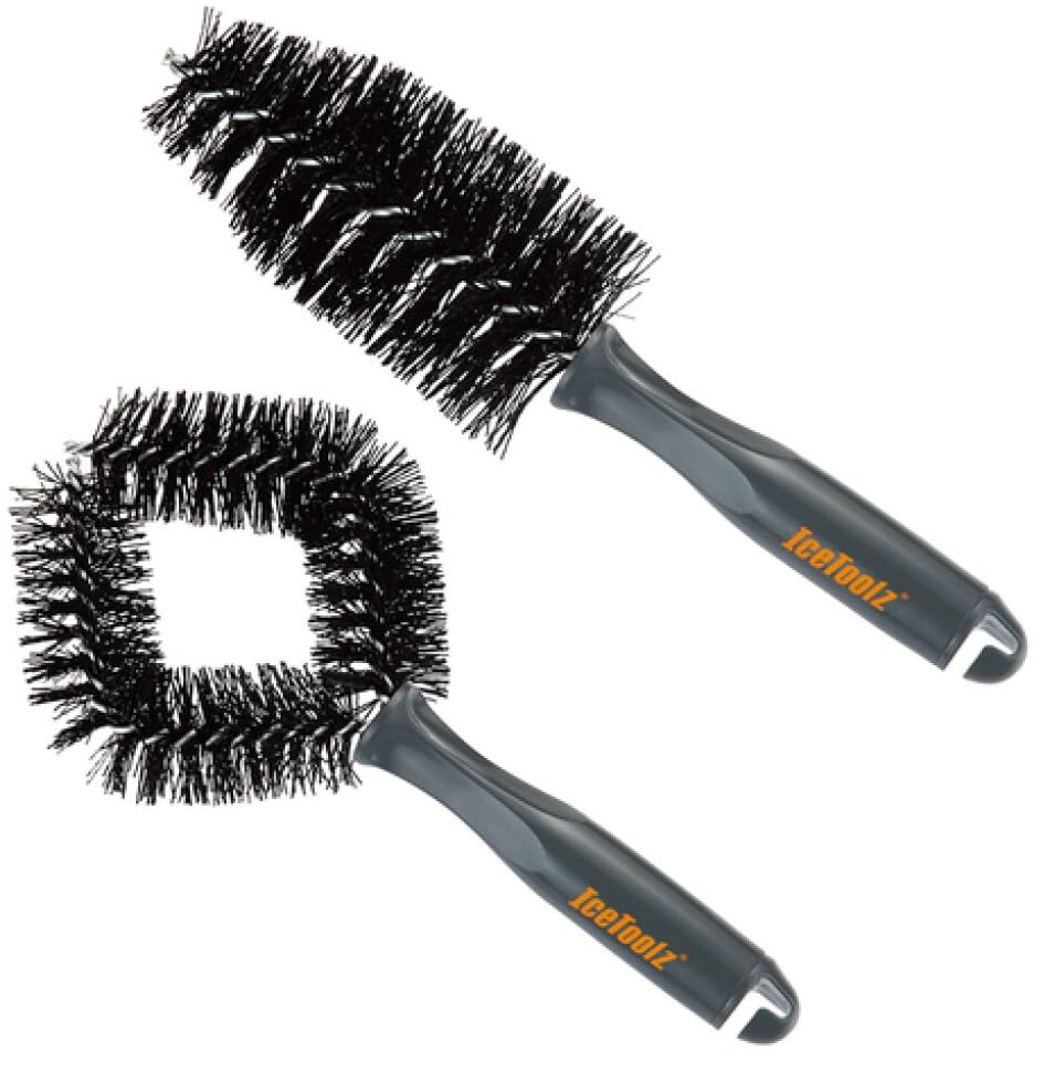 Icetoolz C124 MTB Tire and Sprocket Brush Set, Stiff Bristles, Set of 2, 30.5 x 15 x 7 cm, Black (B0D83DDVGS) Amazon Price History, Amazon Price Tracker