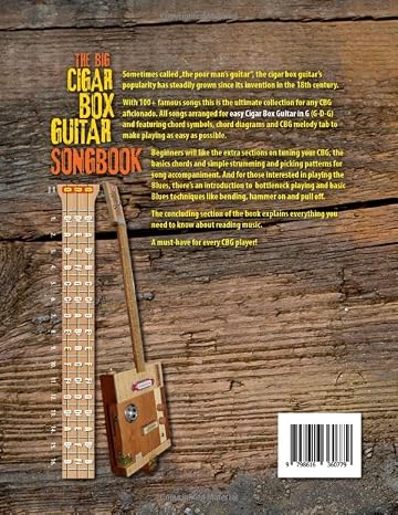 The Big Cigar Box Guitar Songbook: 100+ Songs for 3 string CBG in G