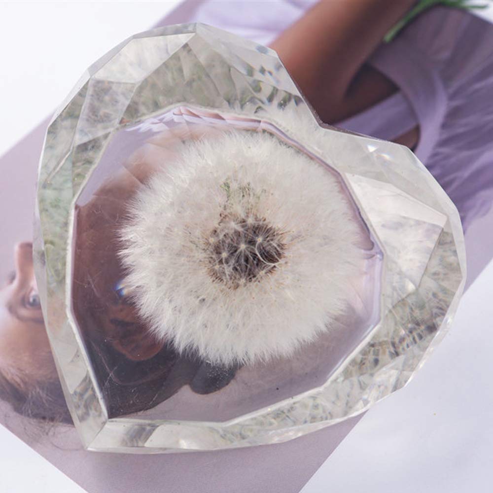 Stampi A Forma Di Cuore Con Diamante Per Candele E Sapone Fai Da Te 307746