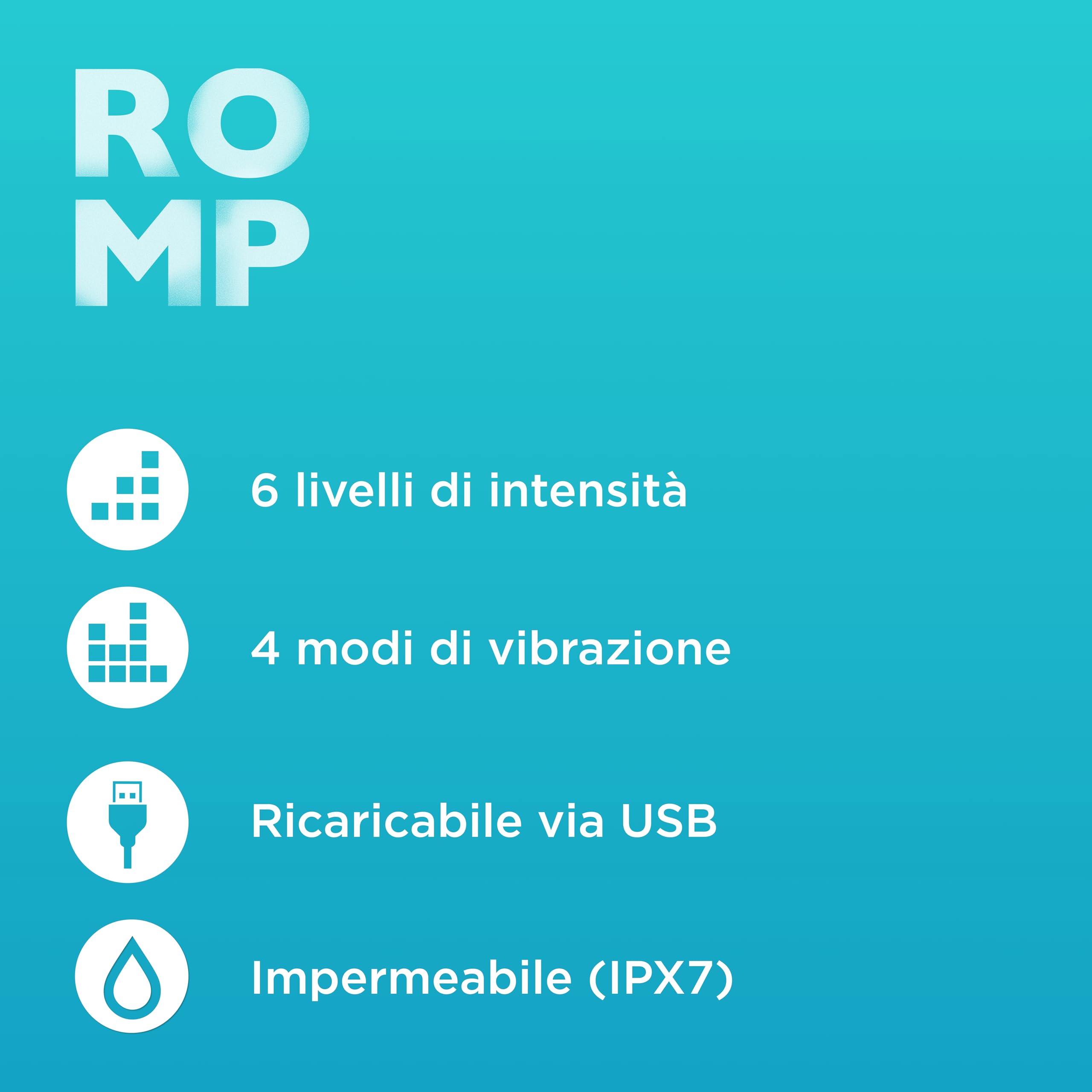 ROMP Rose Glow Succhia-Clitoride per Donna | Rosa Fosforescente con 6 Modalità di Vibrazione | Sex Toy a Suzione | Vibratore Ricaricabile e Impermeabile per Stimolazione e Piacere Femminile