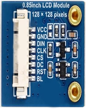 0.85 LCD Display Module RPi Microcontroller Board 128x128 Resolution 65K Color Display TFT Screen SPI LCD Display