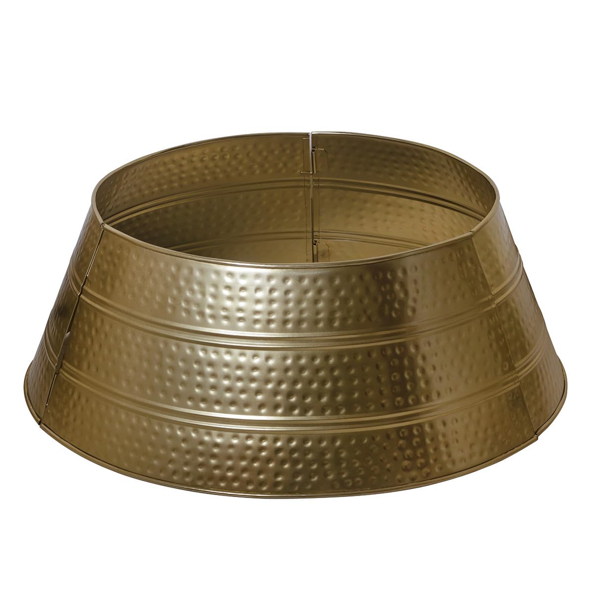Skandinavischer Weihnachtsbaum Kragen Andine aus Metall Gold 60 cm