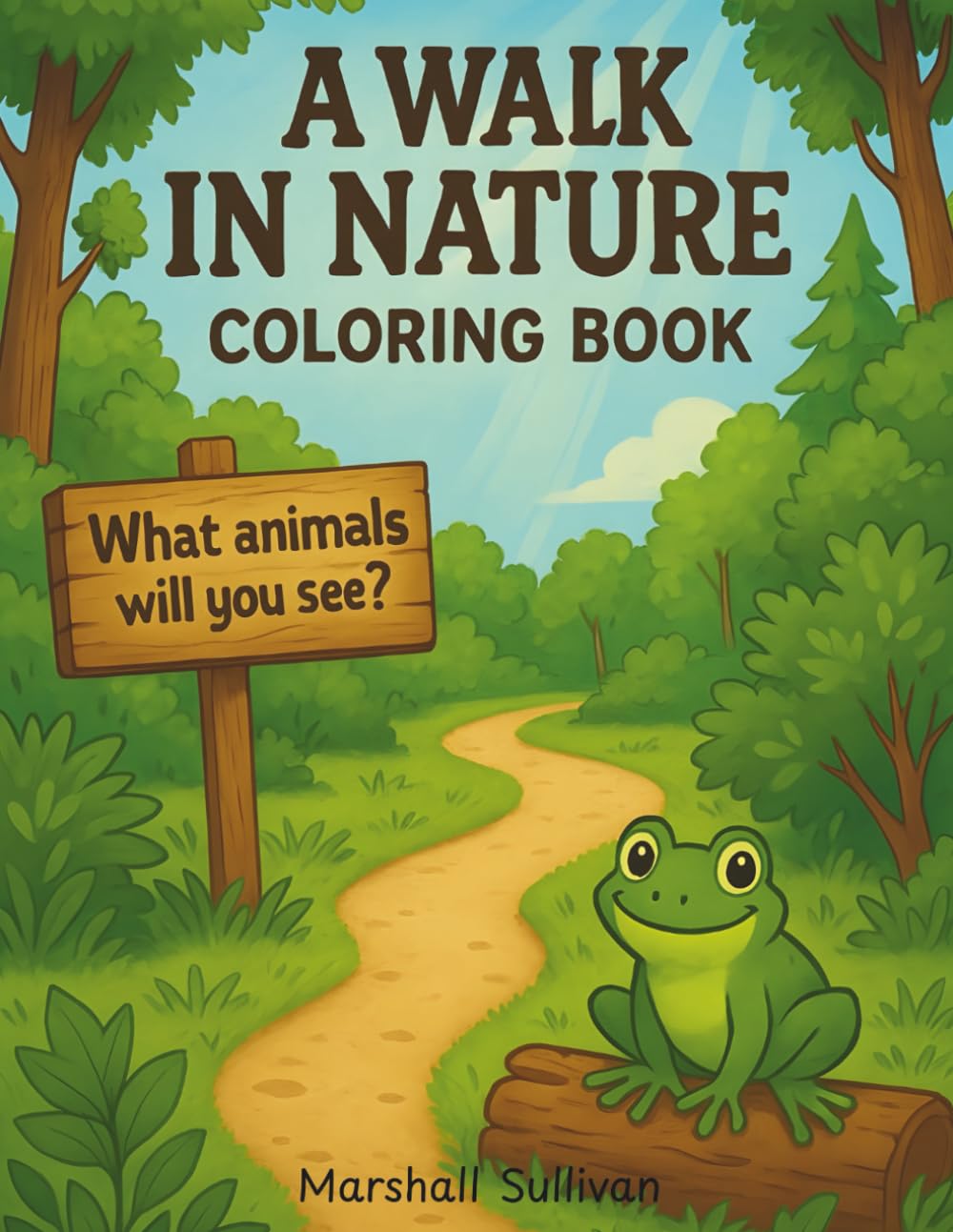 A Walk In The Woods Coloring Book