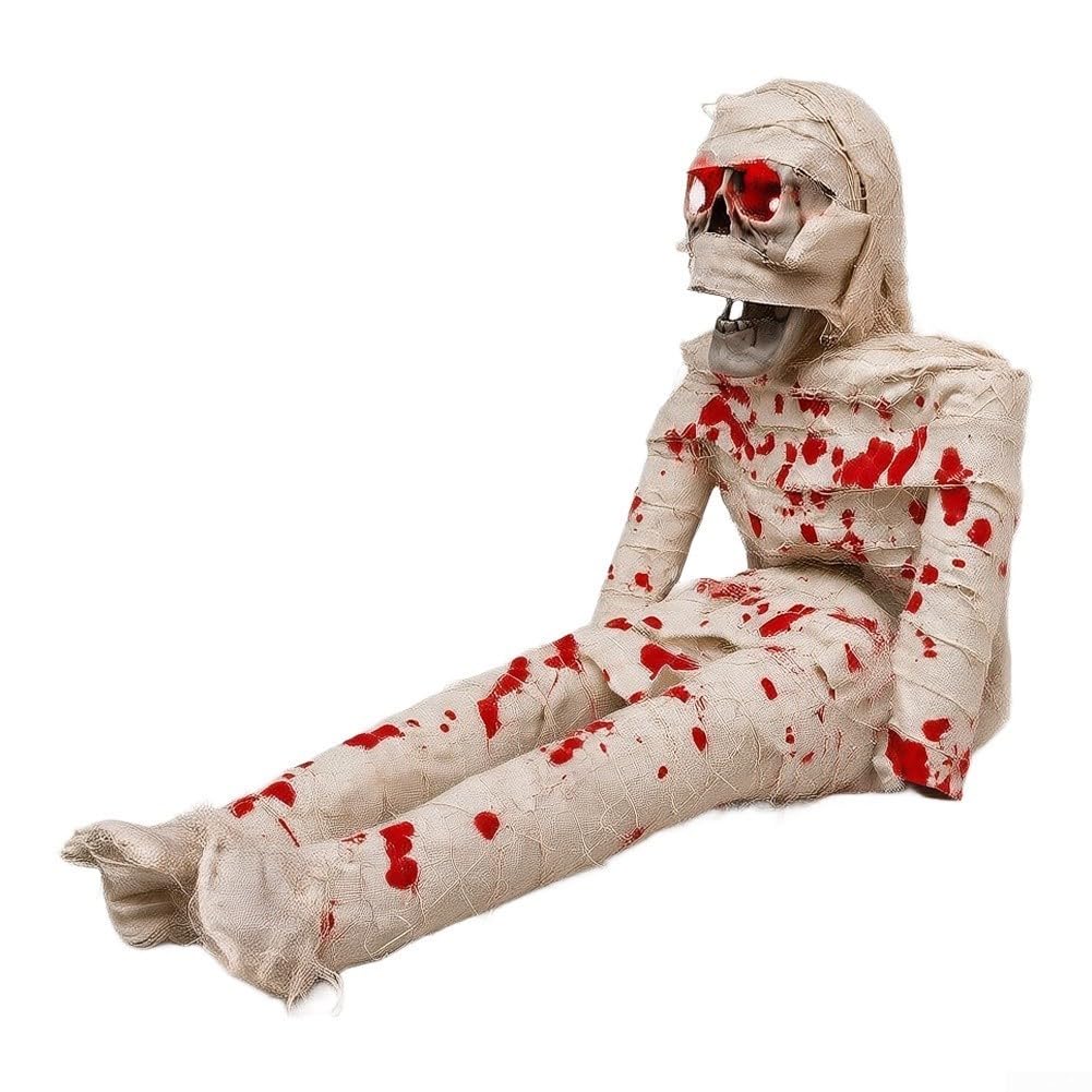 Sprachaktivierte Sitzende Leichenrequisite 82x35cm Halloween Dekoration