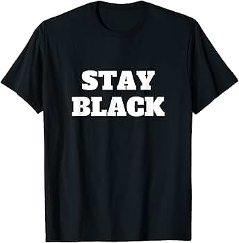 Stay black t shirt Clearance
