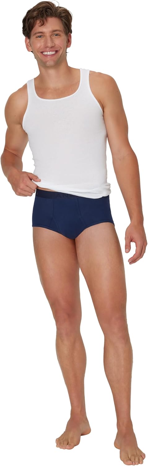 Hanes Men's Underwear Briefs Pack, 6-pack, Ultimate Comfortsoft Moisture-wicking Tagless Cooling Multipack