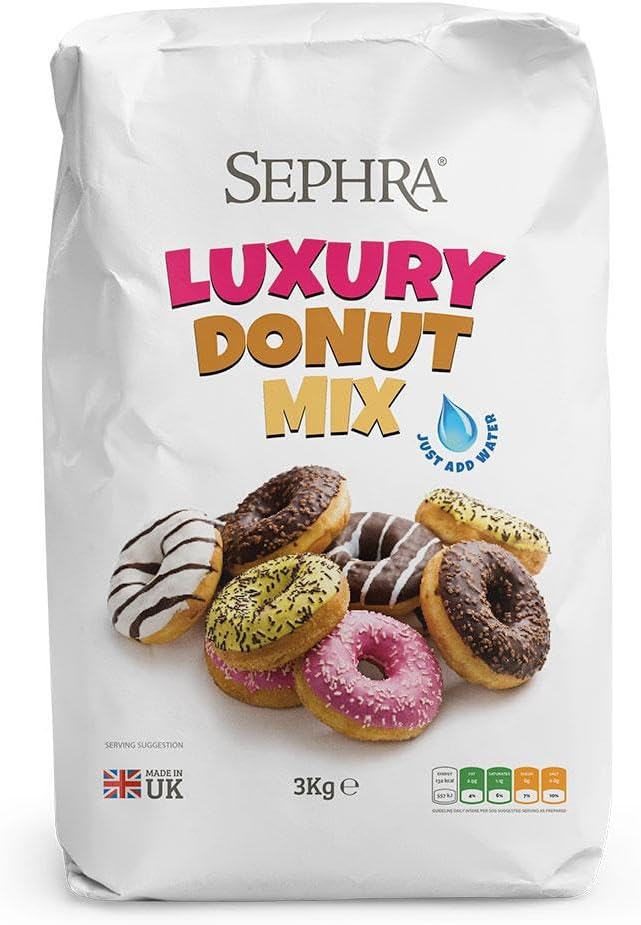 Sephra Cake Donut Mix - 6.6lb Bag - Just Add Water