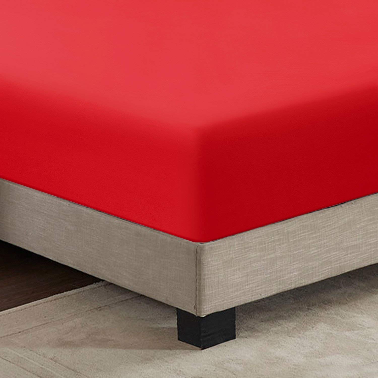 Comfort Bed Hotel Luxury 800 Series Zestaw pościeli z bawełny organicznej 5 szt. (płaskie prześcieradło, prześcieradło z gumką z kieszenią o głębokości 35 cm, poszewka na kołdrę, 2 poszewki na