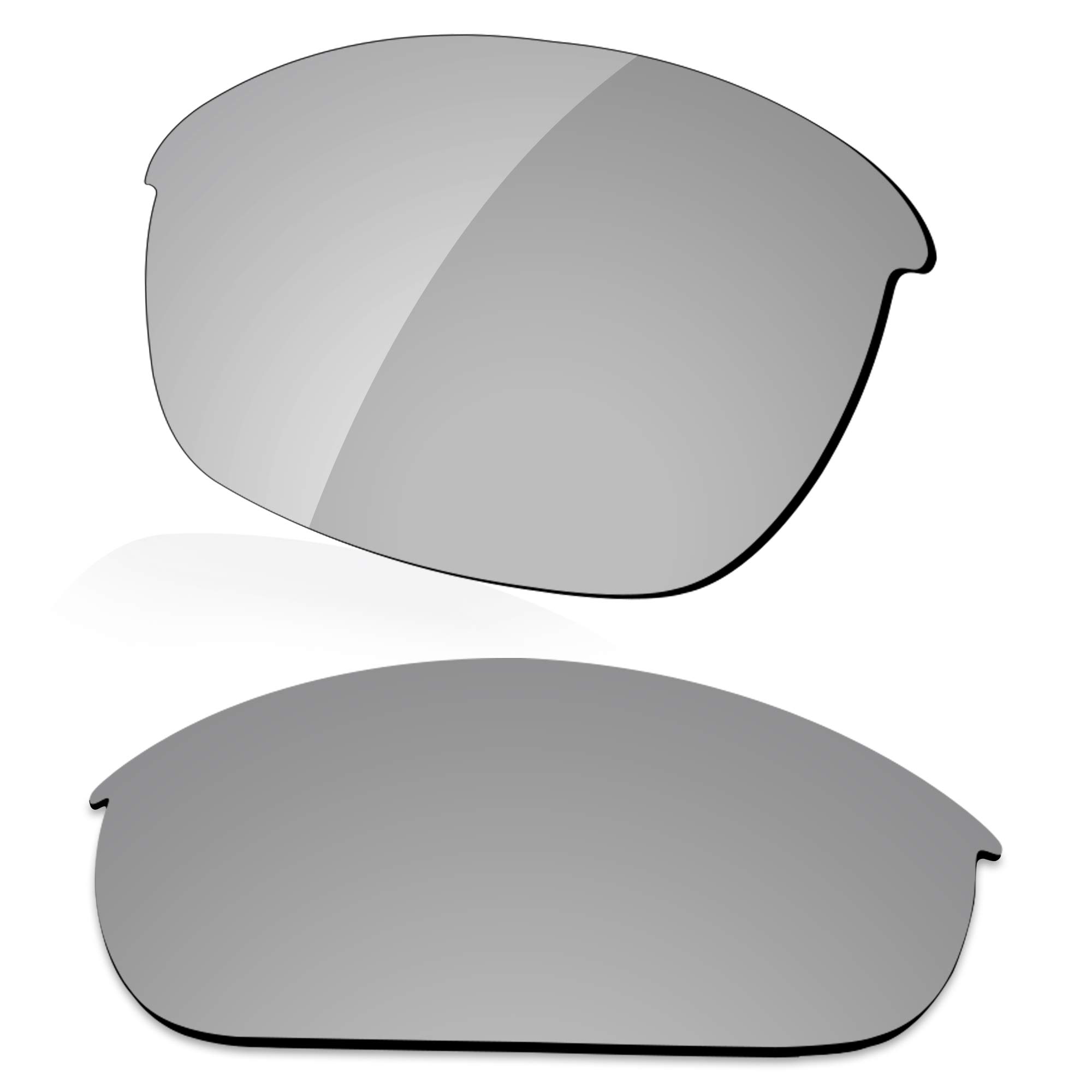 Lenzreborn Men's Silver Grey - Polarized Mirrored Polarized Lens Replacet For Oakley Half Jacket 2.0 Oo9144 Sunglass