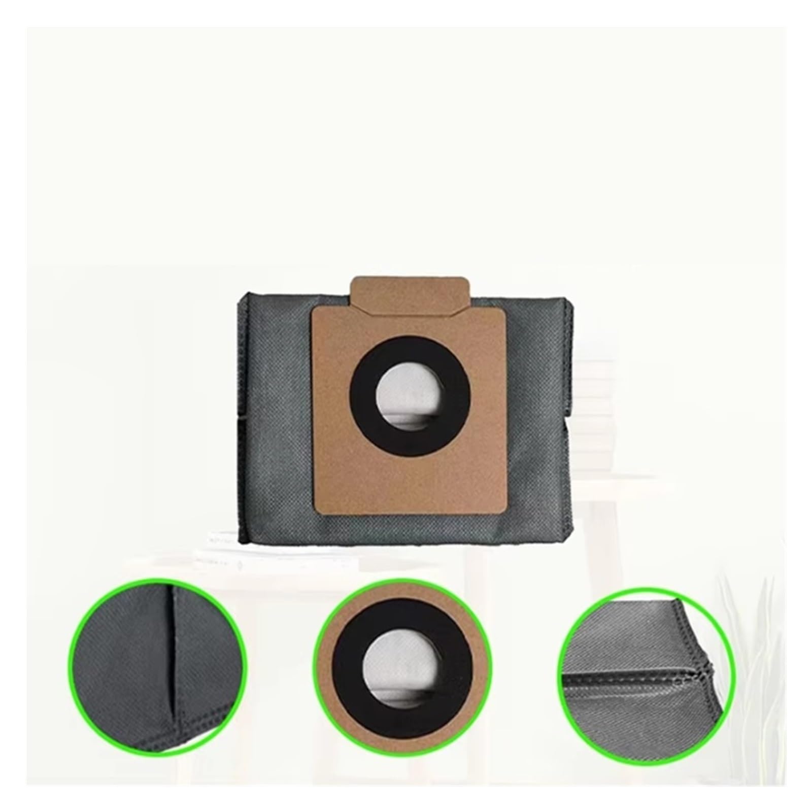 Compatible con Robot aspirador Eufy X10 Pro Omni, cepillo lateral principal, paño de mopa, filtro Hepa, bolsa de polvo, accesorios, piezas de repuesto(Dark Khaki)