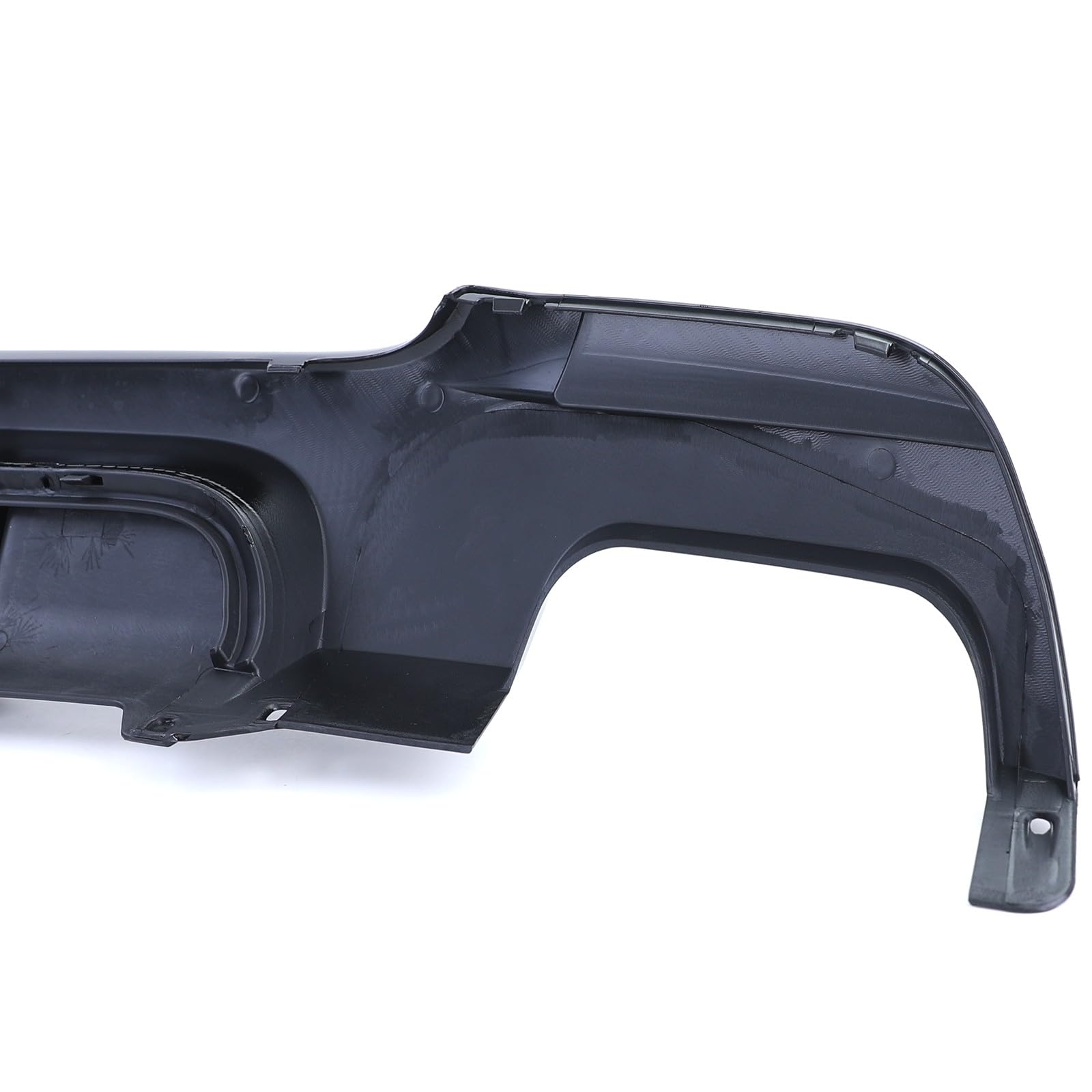 europetuning - DIFFUSEUR Double Sortie Gauche Noir Brillant Compatible BMW Serie 3 E92 E93 (05938)