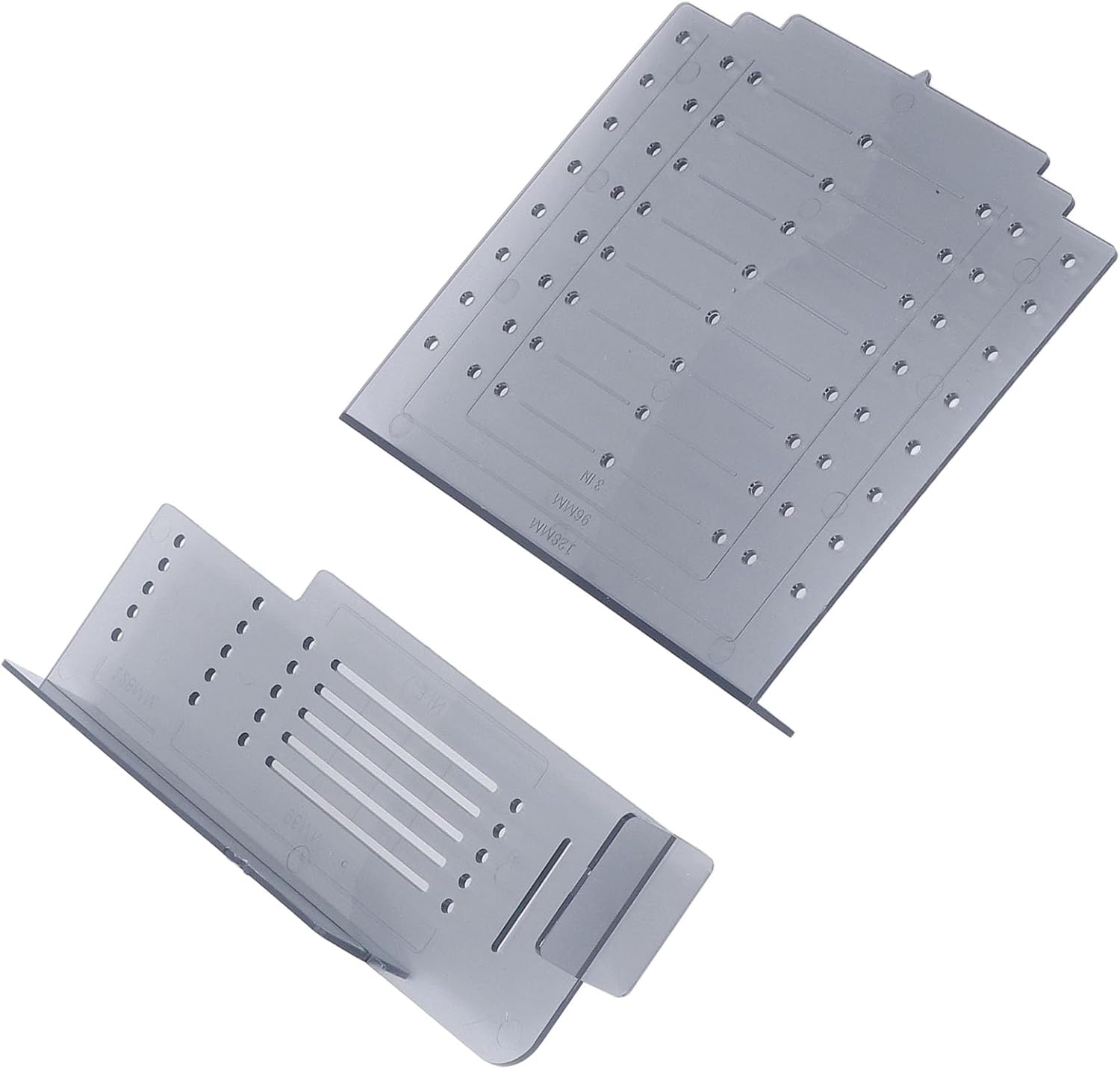 Kit de plantillas de instalación de herrajes para cajones de gabinete, juego de plantillas de montaje de taladro de plantilla de montaje de taladro