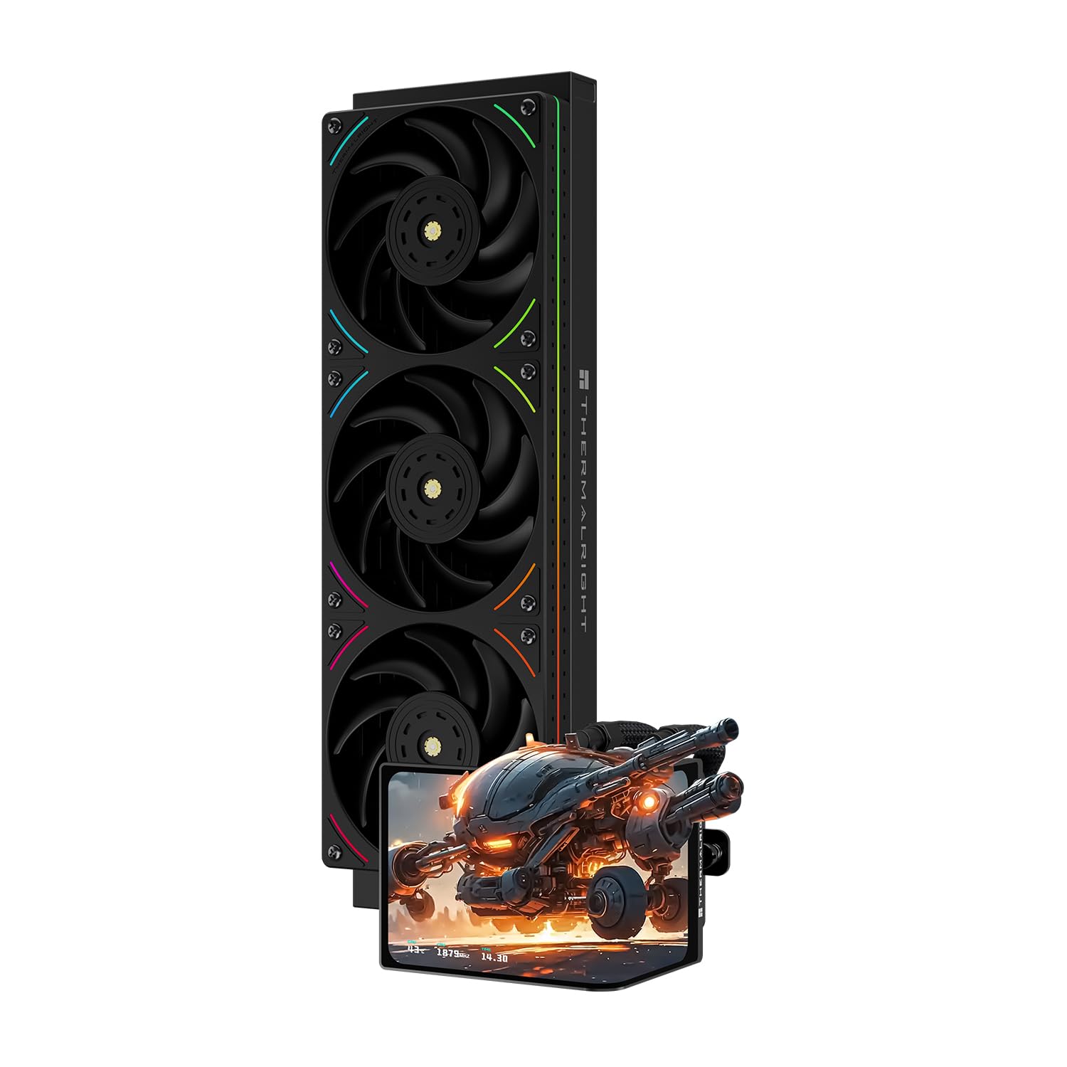 Amazon.co.jp: Thermalright Levita Vision 360 UB ARGB ブラック CPU
