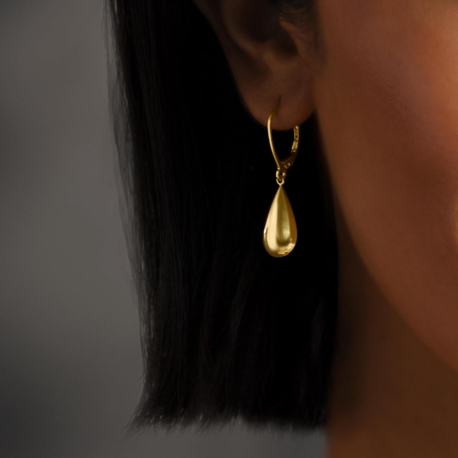 Ross-Simons Italian 18kt Yellow Gold Teardrop Earrings - Image 7