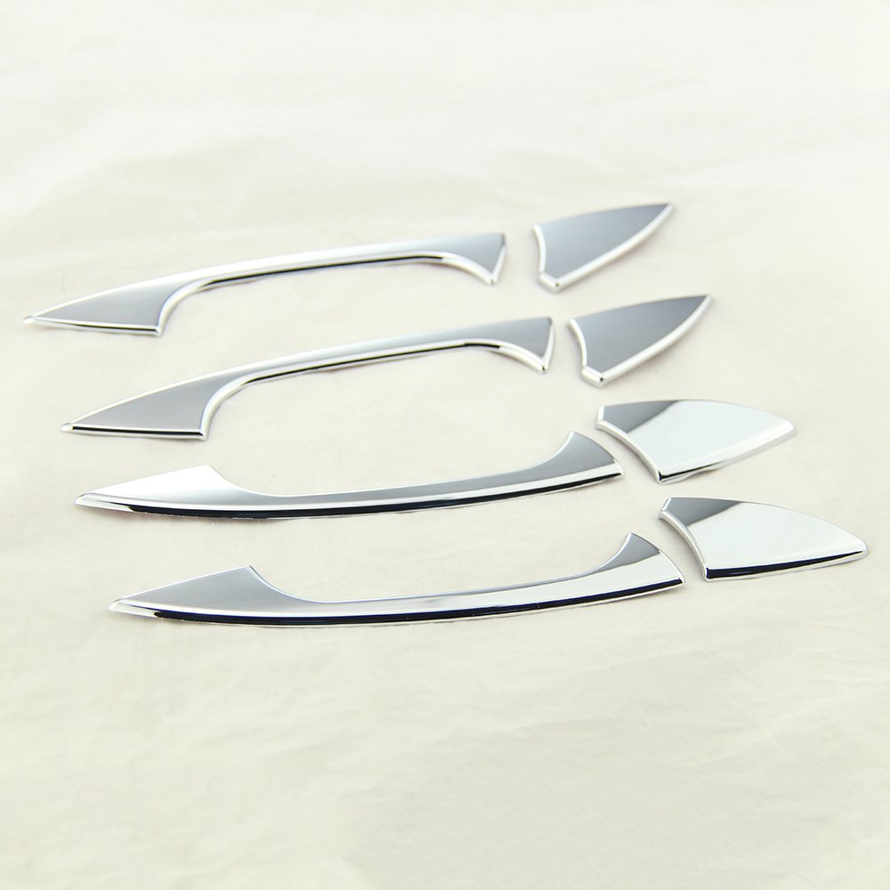 8pcs Exterior Puerta Asas Trim B Clase W246 2012 – 2015, Clase C W204 2008 – 2013, Clase E W212 2010 – 2015, Clase GLK X204 2010 – 2015, Clase ML W166 2012 – 2015, CLA CLASE W117 2014 – 2017
