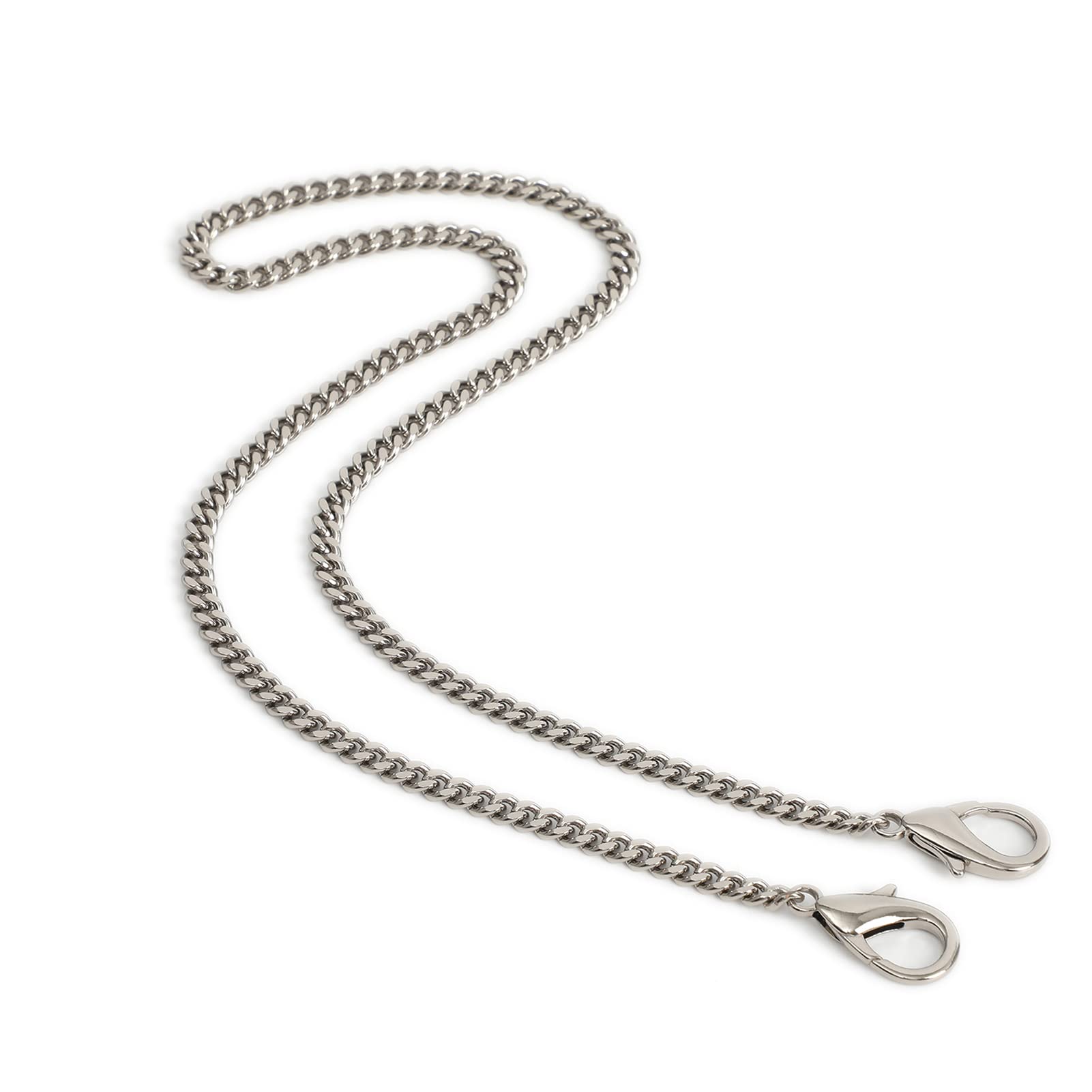 Yichain Mini Nice Purse Chain Strap Replacement Handbag Crossbody Shoulder Purse Strap Accessories Charms (Silver,26 Inch)