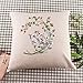 ATOLY Embroidery Kit with Lavender Pattern Pillowcase Cover, Instruction, Drawings, for Pillow Cover, Cushion Cover - 17×17 Inches