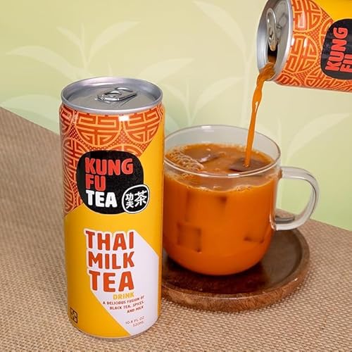 Kung Fu Tea Milk Tea (Thai Milk tea (6 cans/pack)