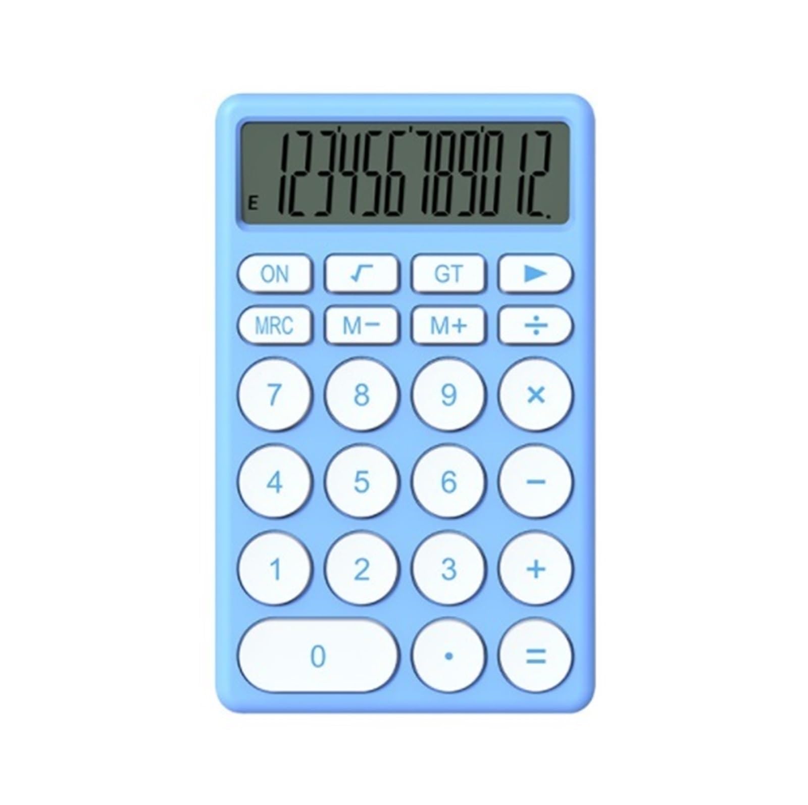 Calcolatrice per Ufficio Calcolatrice Multifunzionale di Base con Display A 12 Cifre for La Scuola E La Famiglia Scuola(Blue)
