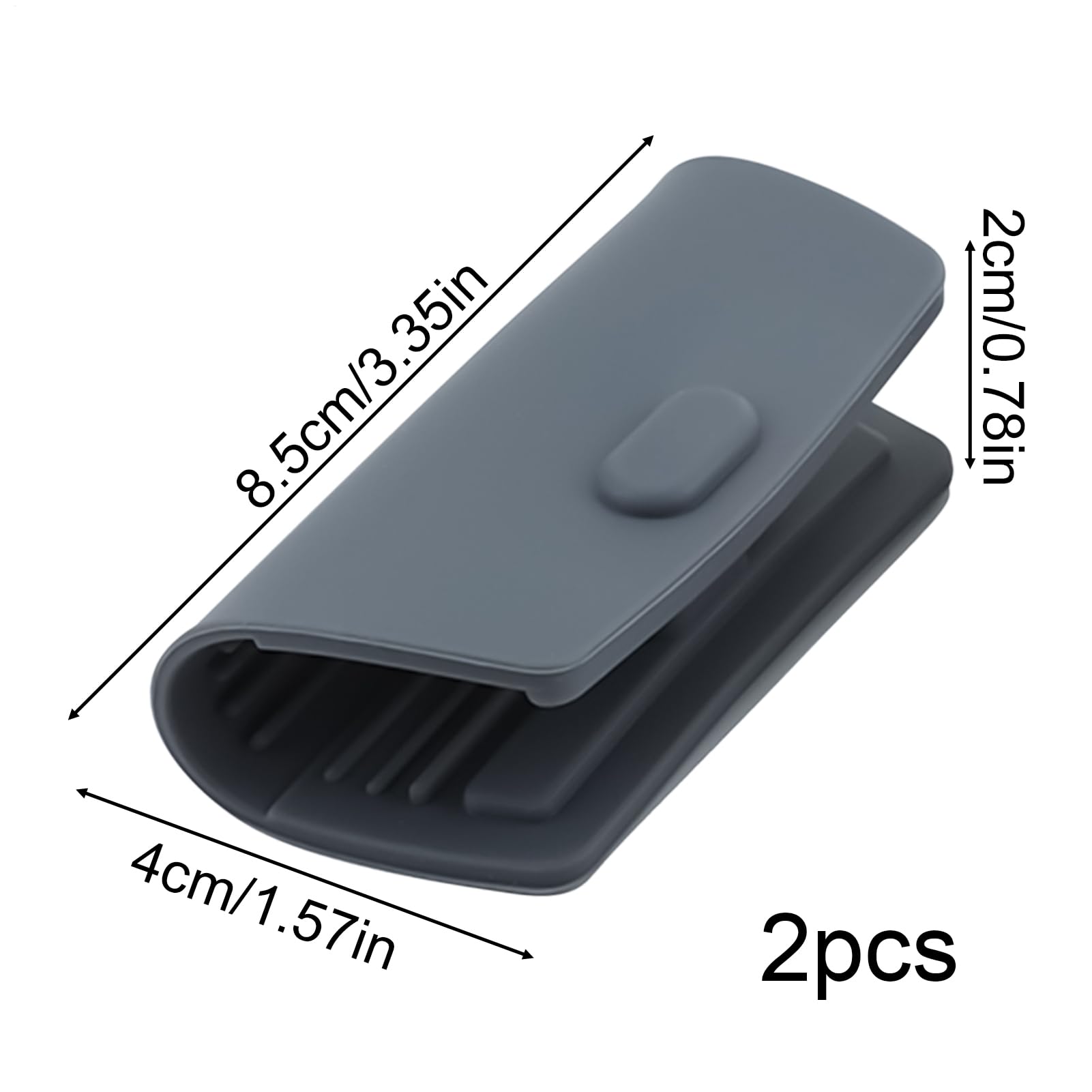 Funda para Mango de Sartén de Hierro Fundido,2 Fundas De Silicona Para Asas - Accesorio Cocina Utensilios para Freír Sartén Grill Estufa Horno Microondas