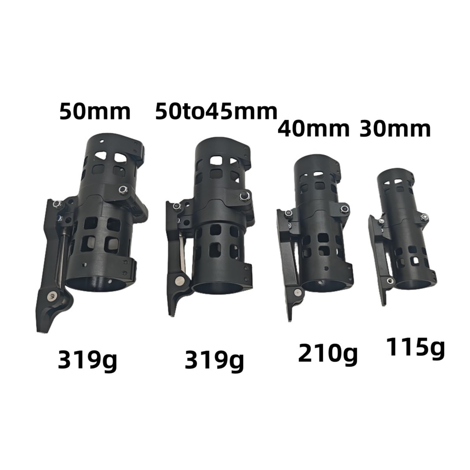 Compatibile con UAV, Giunto Braccio Tubo Carbonio 30-50mm