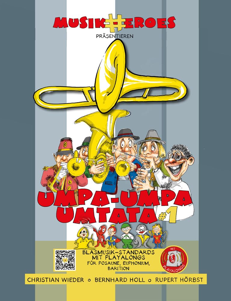 Umpa-Umpa Umtata #1 - Trombone - Partitura musicale con playalong in Bb per trombone, baritono o altri strumenti in ottone