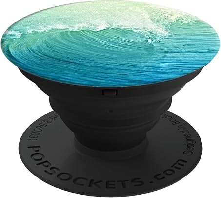 PopSockets Officiel Non-Interchangeable Support Grip pour Smartphone Tablette Wave PopSockets Officiel Non-Interchangeable Support Grip pour Smartphone Tablette Wave