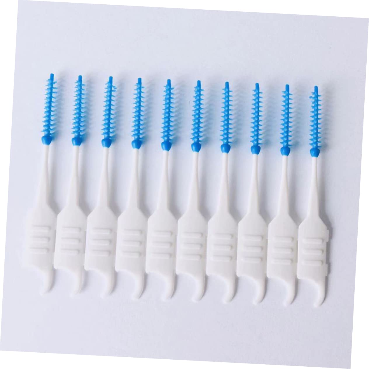 Beaupretty 800 Piezas Cepillo Interdental Palillos De Selección De Limpiador Bucal Limpiador Portátil Hilo De Viaje Codo Exterior Viajar Cabeza De Cepillo De Tpe De Grado Alimenticio
