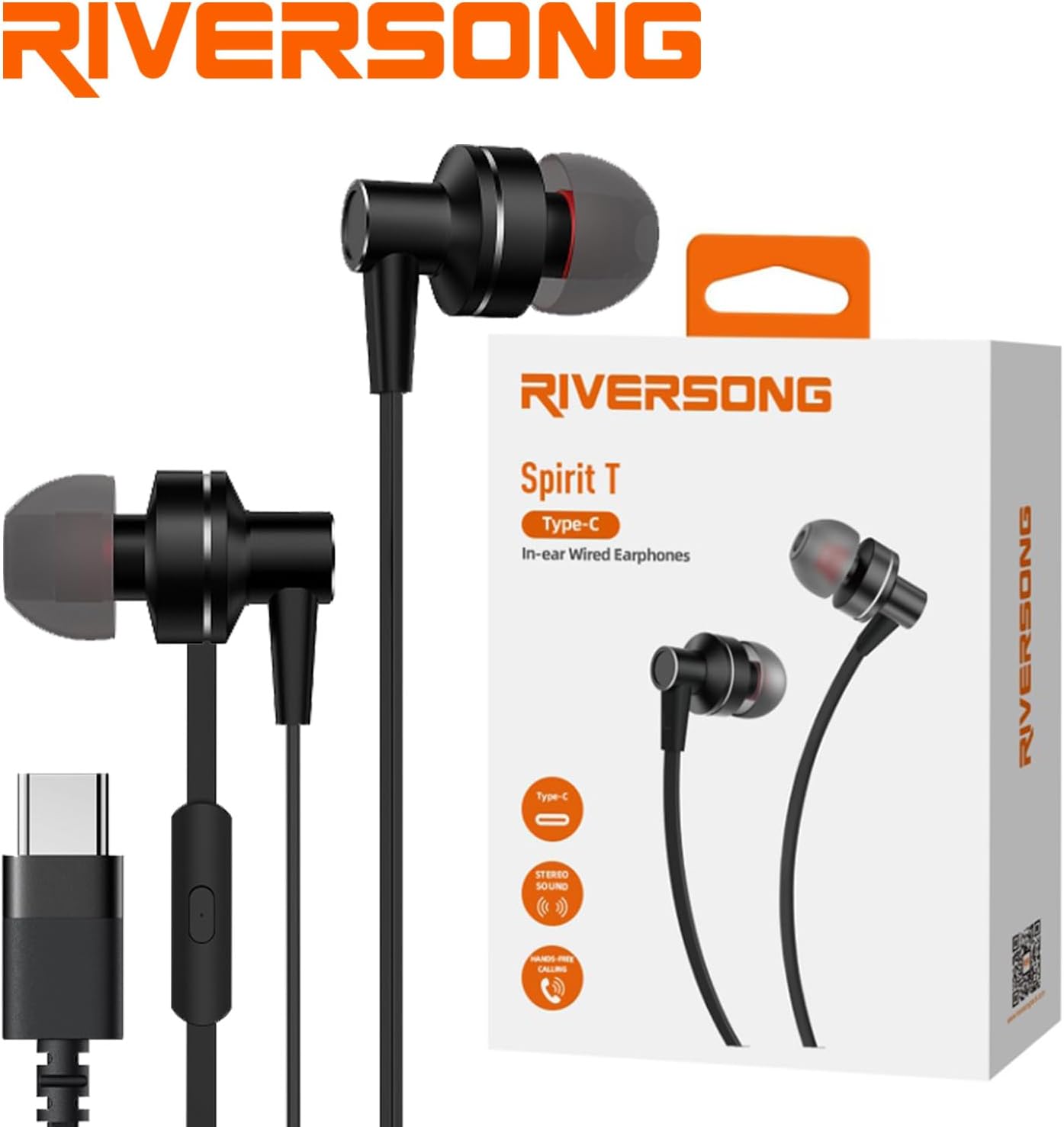 RIVERSONG Spirit T Earphones and packaging