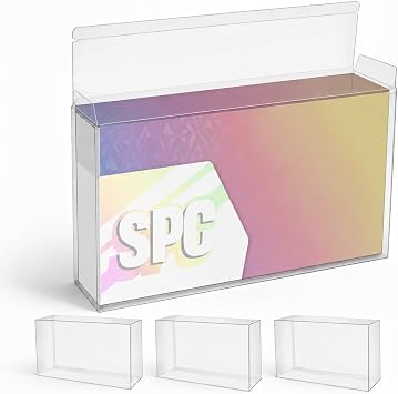 DEDC 3PCS Plastic Protector for Prismatic Evolutions Super-Premium Collection 2025 Release, Clear PET Display Case 14.4"x6.92"x3.46" Tailored for 2025 SPC Only Not for UPC Series