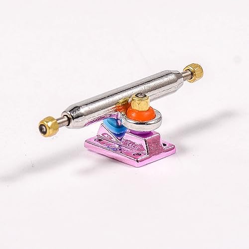 Miniatura 8 de Camiones de diapasón con bujes de uretano mejorados y copa de pivote, 1.339 in 1.260 in de ancho, pin principal normal (rojo, 1.339 in)