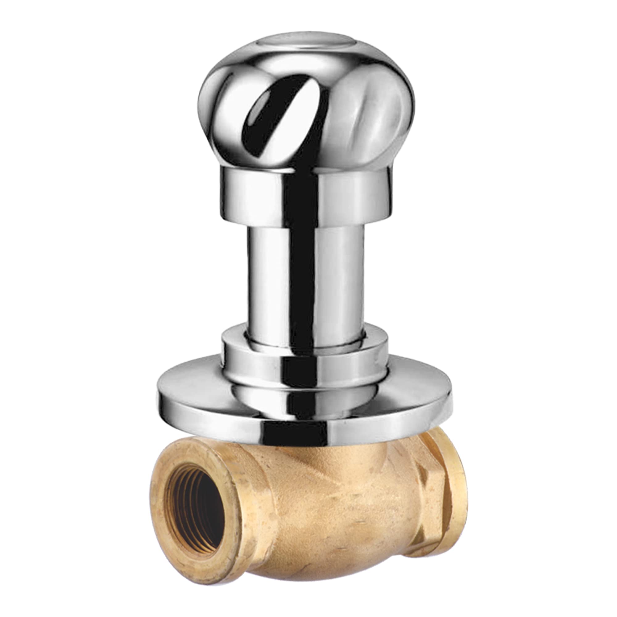 Oleanna Omncsc Moon Brass Garnet Quarter Turn Fittings Concealed Stop Cock (1/2 Inch, Silver, Chrome Finish) (B01GDXH52S) Amazon Price History, Amazon Price Tracker