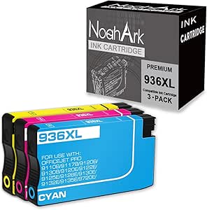 Cartouches D'encre Compatibles HP 936 - Pour OfficeJet Pro 9125e, 9135e, 9730e Etc.