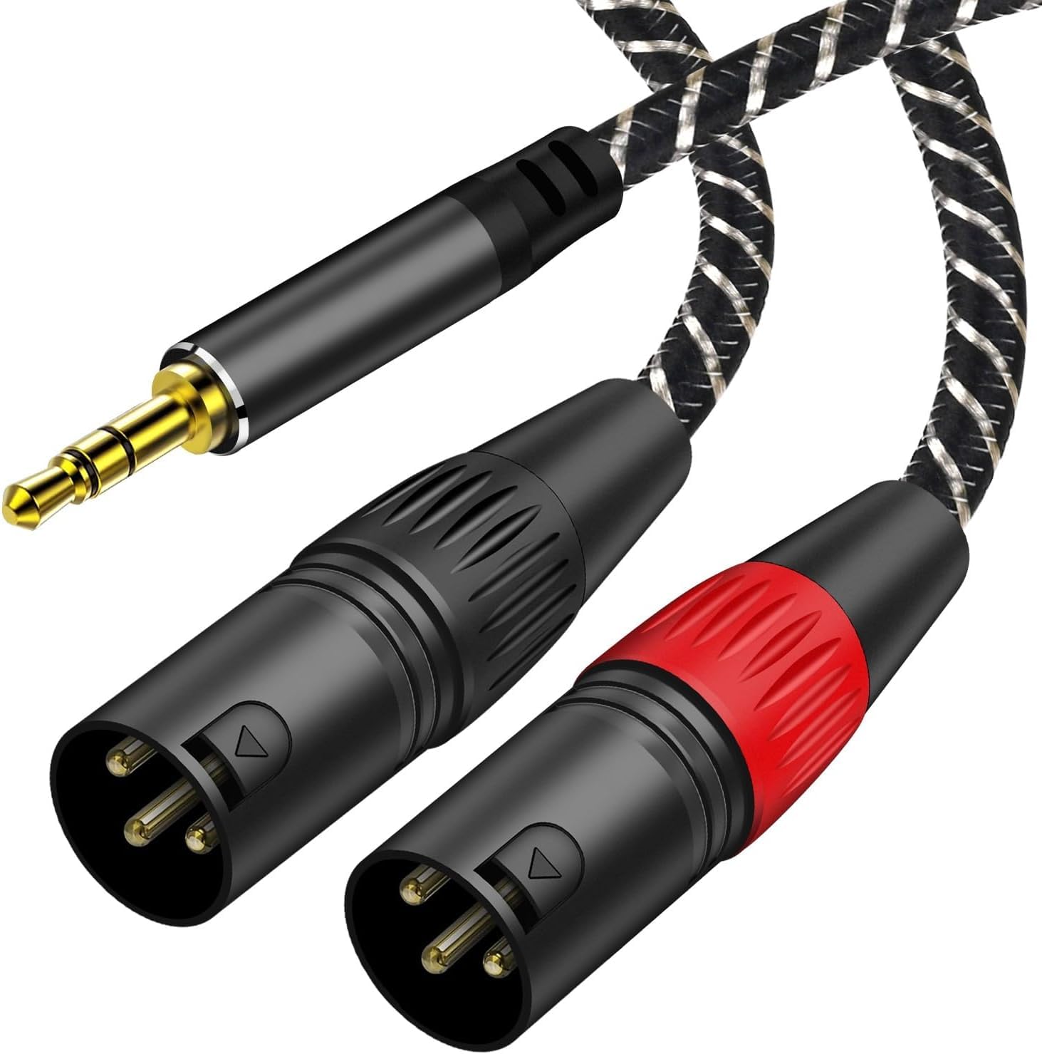 【カスタム依頼品】AUXケーブル含む　合計3点 Amazon.co.jp: 3.5mm xlr 変換ケーブル，3.5mm to 2 X LR (オス